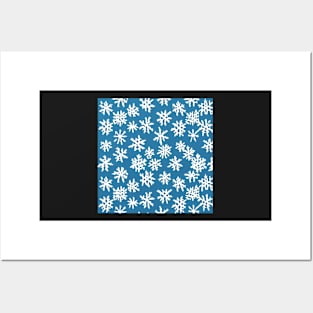 Snowflakes Pattern Posters and Art